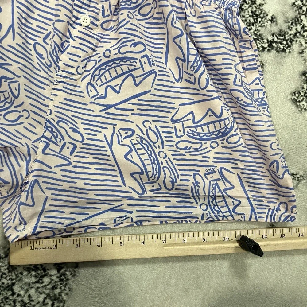 Bonds Australia Boxer‎ Shorts Mens Sz Large Blue Graphic Print Cotton Lounge